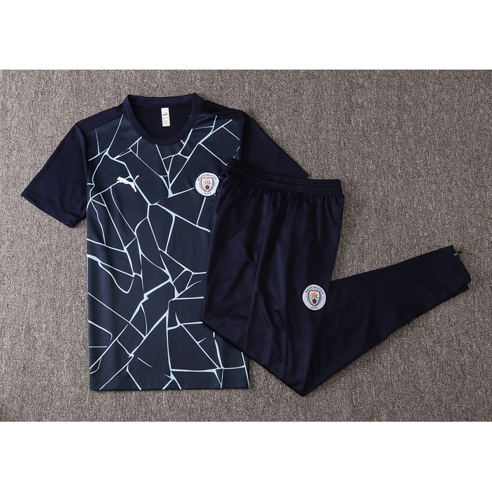 Chandal del Manchester City Manga Corta 2020-2021 Azul